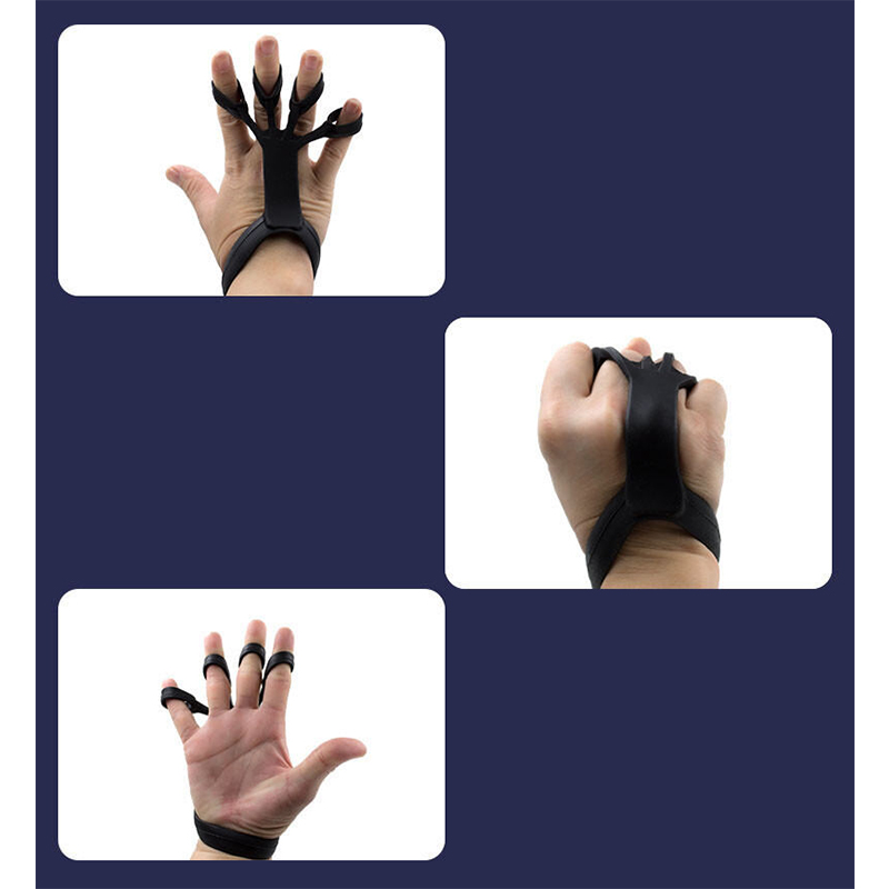 Picture of 1PC Strength Silicone Hand Grips Finger Exercise Wrist Stretcher Trainer Strengthener Rehabilitation Workout Pain Relief 3 Kinds