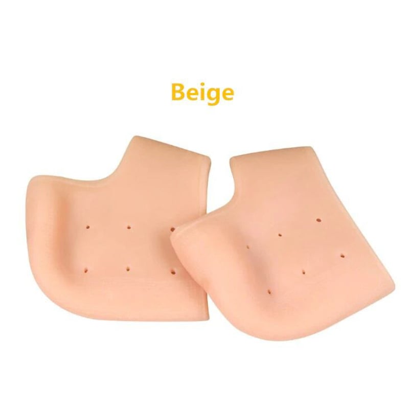 Picture of 2 pieces Heel Protector Protective Sleeve Heel Spur Pads for Relief Plantar Fasciitis Heel Pain Reduce Pressure on Heel