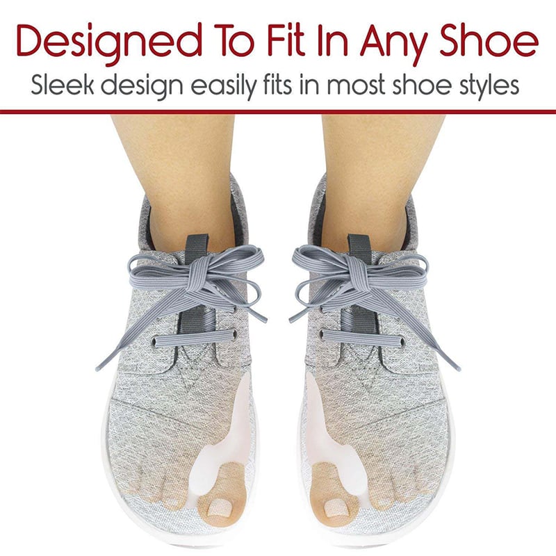 Picture of Gel Big Toe Bunion Guards & Toe Spreaders Bunion Pads (Two Pack) - Big Toe Separator Cushion Straightener - Gel Toe Spacers, Protectors, Correctors - 1 Pair