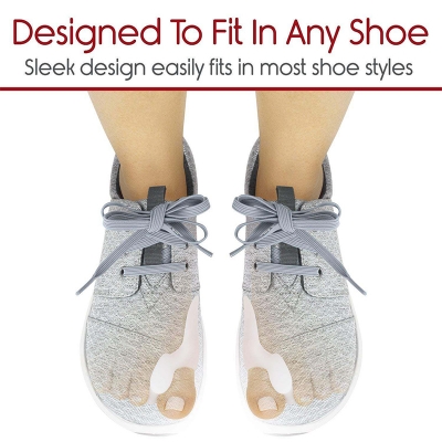 Picture of Gel Big Toe Bunion Guards & Toe Spreaders Bunion Pads (Two Pack) - Big Toe Separator Cushion Straightener - Gel Toe Spacers, Protectors, Correctors - 1 Pair