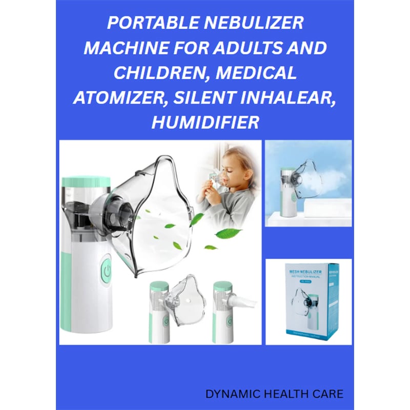 Picture of Portable Mess Nebulizer Machine for Adults and Children, Medical Atomizer, Silent Inhalear, Humidifier