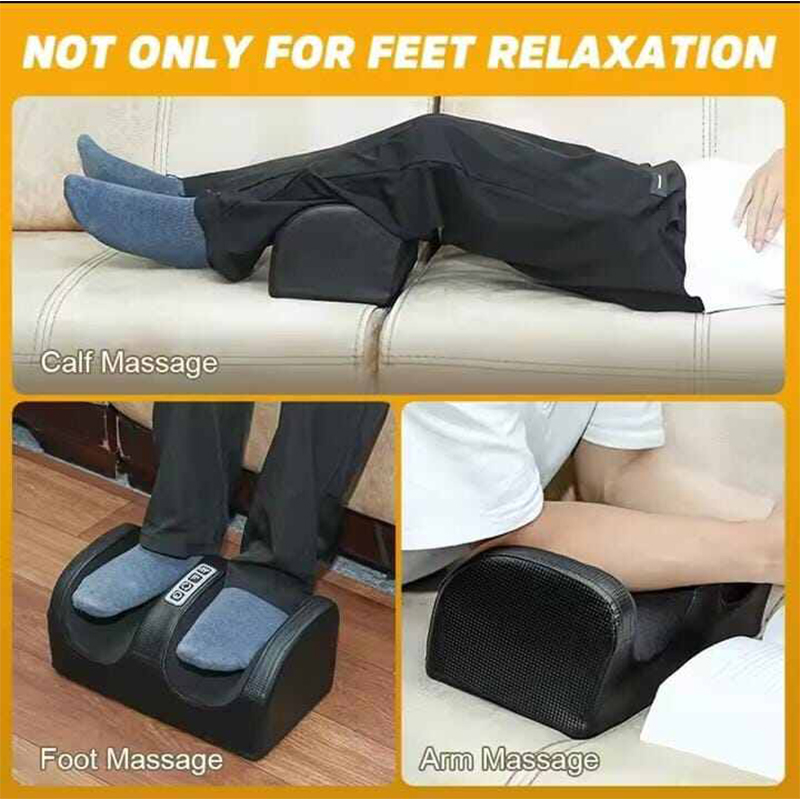 Picture of Electric Foot Massager Heating Therapy Hot Compression Shiatsu Kneading Roller Muscle Relaxation Pain Relief Foot Spa Machine