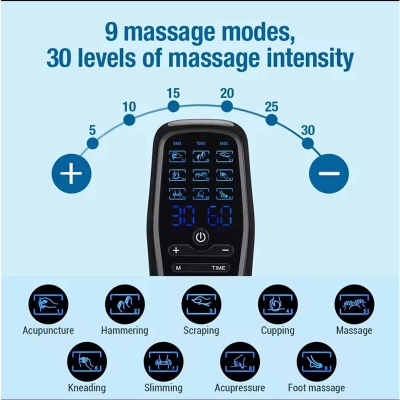 Picture of Physiotherapy Tens Muscle Stimulator Electric EMS Acupuncture Body Massage Digital Therapy Slimming Machine Electro Stimulator