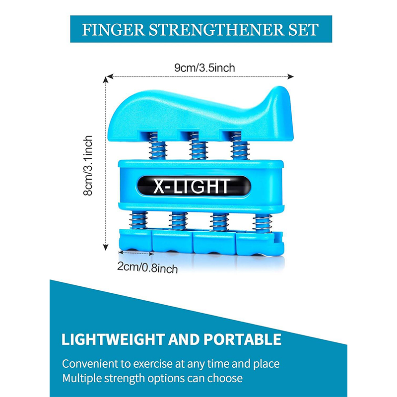 Picture of Finger Strengthener - Finger Exerciser for Forearm and Hand Strengthener - Hand Grip Workout Equipment for Musician, Rock Climbing and Therapy