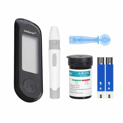 Picture of Blood Glucose Meter, Diabetes Testing Kit, Lancet Machine, Sugar Meter, Glucometer, 10 Test Strips, 5S, Get Data Fast