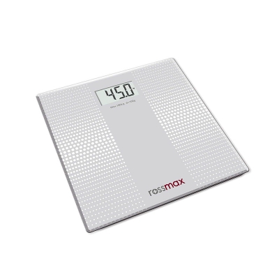 Picture of Rossmax WB101 Digital Weighing Scale – Precision Body Weight Measurement, Swiss Design Step-On Technology, LCD Display – Ideal weight machine for home fitness and health monitoring