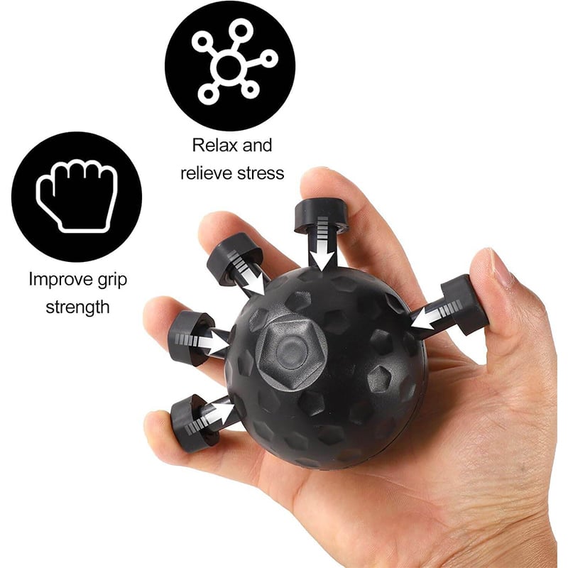 Picture of Hand Grip Strengthener,Ultimate Finger Exerciser Strength Trainer Exercise Ball Hand Strengthener Hand Balls Workout Equipment for Men & Women (Finger Exerciser)