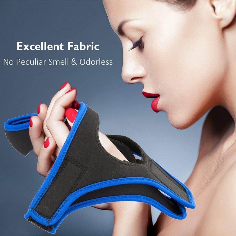 Picture of Anti Snoring Chin Strap,Chin Strap for Sleeping,Adjustable Breathable Anti-Snoring Devices for Men and Women