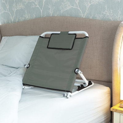Picture of Adjustable Hospital Back Rest for Use on Bed, Back Support for Patient at Home, Multifunction, Large Size, 5 Changeable Recline Angles, Foldable & Portable (Pack of 1) Indian