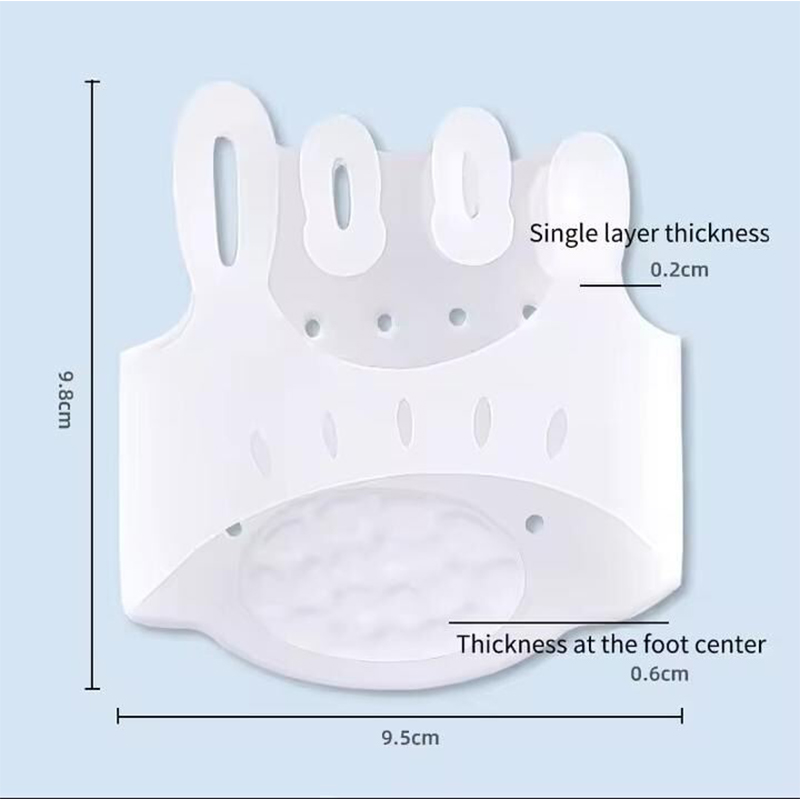 Picture of 2pieces=1pair Gel Silicone Bunion Corrector Toe Separators Forefoot Pads Orthopedic Braces Orthotic Hallux Valgus Spacers Skin Color