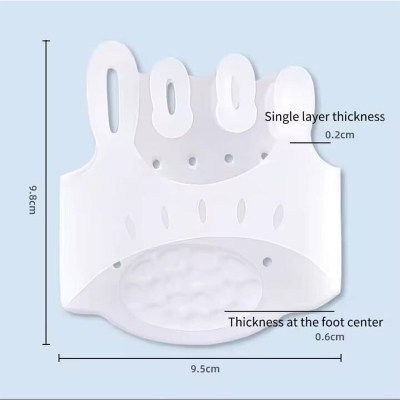 Picture of 2pieces=1pair Gel Silicone Bunion Corrector Toe Separators Forefoot Pads Orthopedic Braces Orthotic Hallux Valgus Spacers Skin Color