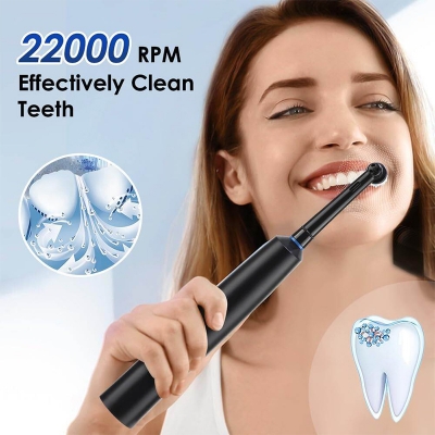 Picture of Rotating Electric Toothbrush with Holder for Adults Smart Timer Deep Clean with Rechargeable Tooth Brush with 8 Brush Heads