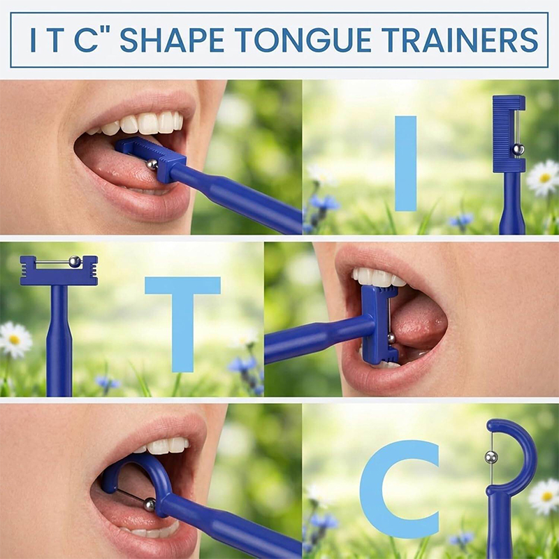 Picture of 4PCS Oral Muscle Trainer Set – Improve Speech, Pronunciation & Tongue Strength