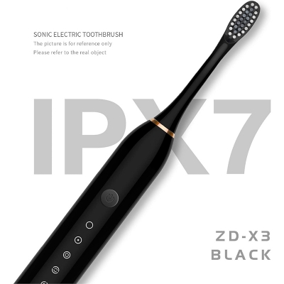 Picture of Rechargeable Sonic Electric Toothbrush for Adults and Kids, Deep Cleaning Whitening Toothbrush with 4 Replacement Brush Heads, 6 Brushing Modes, Smart 2-Minute Timer and IPX7 Waterproof Design