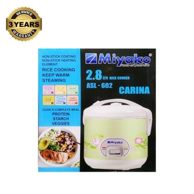 Picture of 2.8 Liter Miyako Rice Cooker ASL-602 Carina