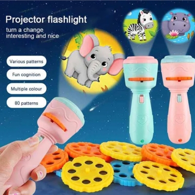 Picture of Tricolor Mix Flashlight Slide Projector Flashlight Safe to Use