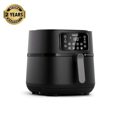 Picture of Philips Airfryer 5000 Series XXL Connected (HD9285) – 7.2L Smart Air Fryer– RapidAir Technology, 2000W Smart Cooking, Black