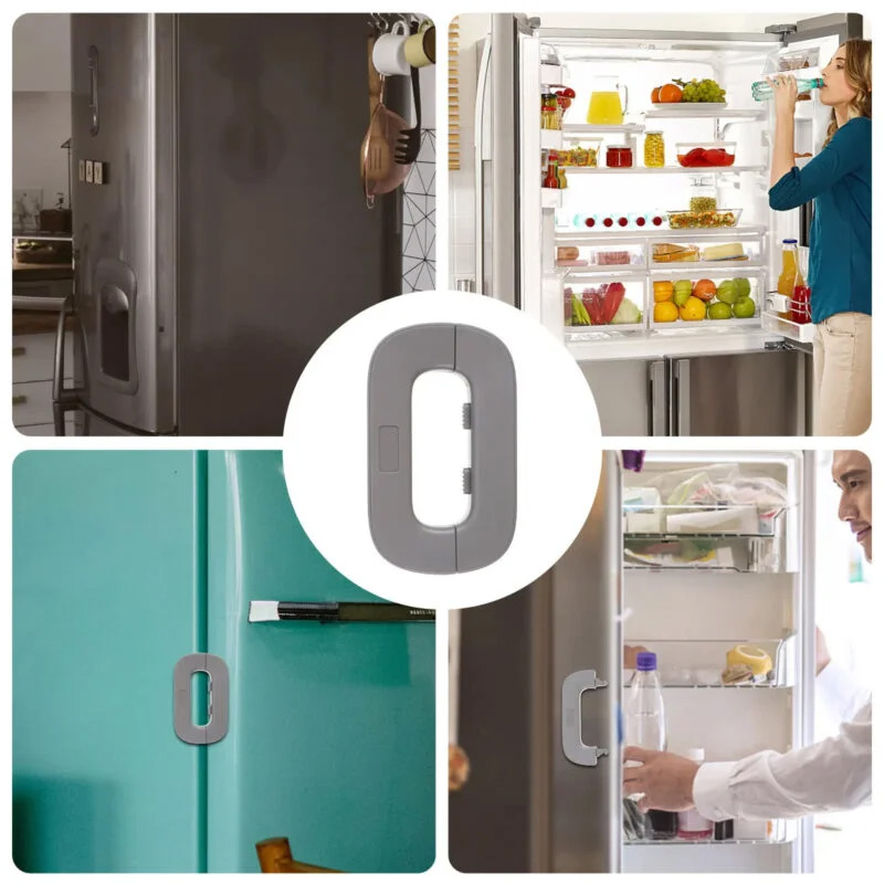 Picture of (2PCS) Household refrigerator lock freezer door lock