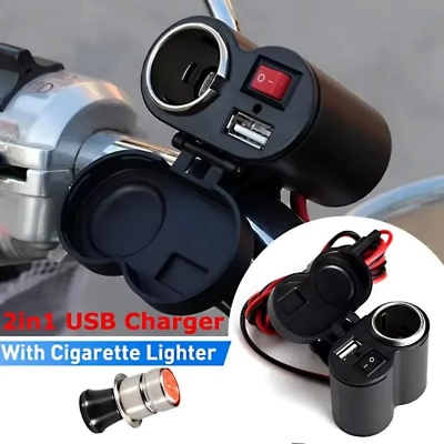 Picture of Motorcycle 2 in 1 USB Phone Charger