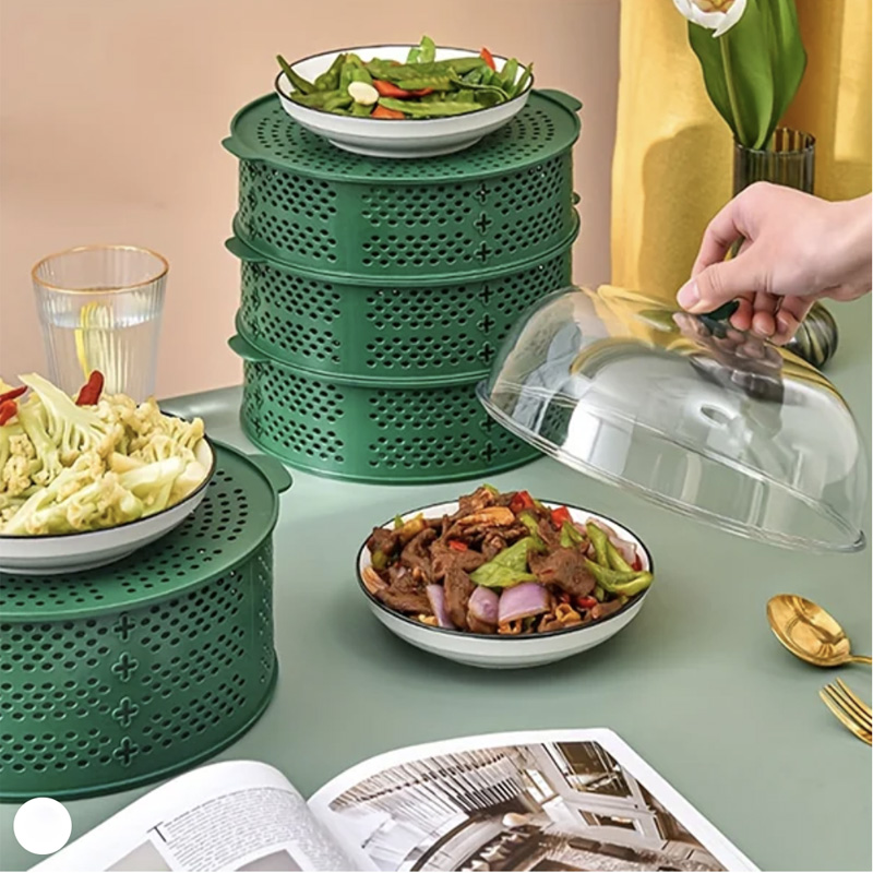 Picture of Dining Table Food Cover kitchen shelf 5 layer