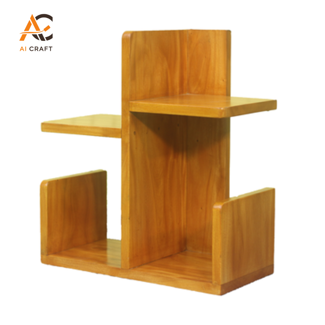 Picture of Wooden Table Book Shelf
