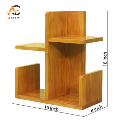 Picture of Wooden Table Book Shelf