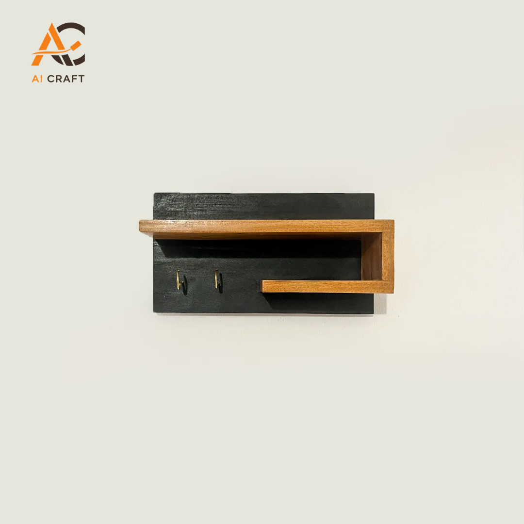 Picture of Double Half Shelf Key Holder