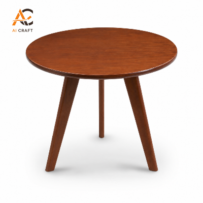 Picture of Round Shape Wooden Tea Table