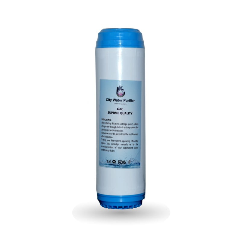 Picture of 1 Year RO Water filter Cartridge Sediment Filter PP (1 Micron)-6 Pcs, CTO Net Carbon-2 Pcs and 10" UDF Box Carbox-2 Pcs (8 Pcs Package) - White
