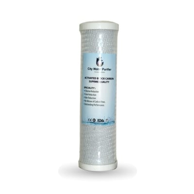 Picture of 1 Year RO Water filter Cartridge Sediment Filter PP (1 Micron)-6 Pcs, CTO Net Carbon-2 Pcs and 10" UDF Box Carbox-2 Pcs (8 Pcs Package) - White