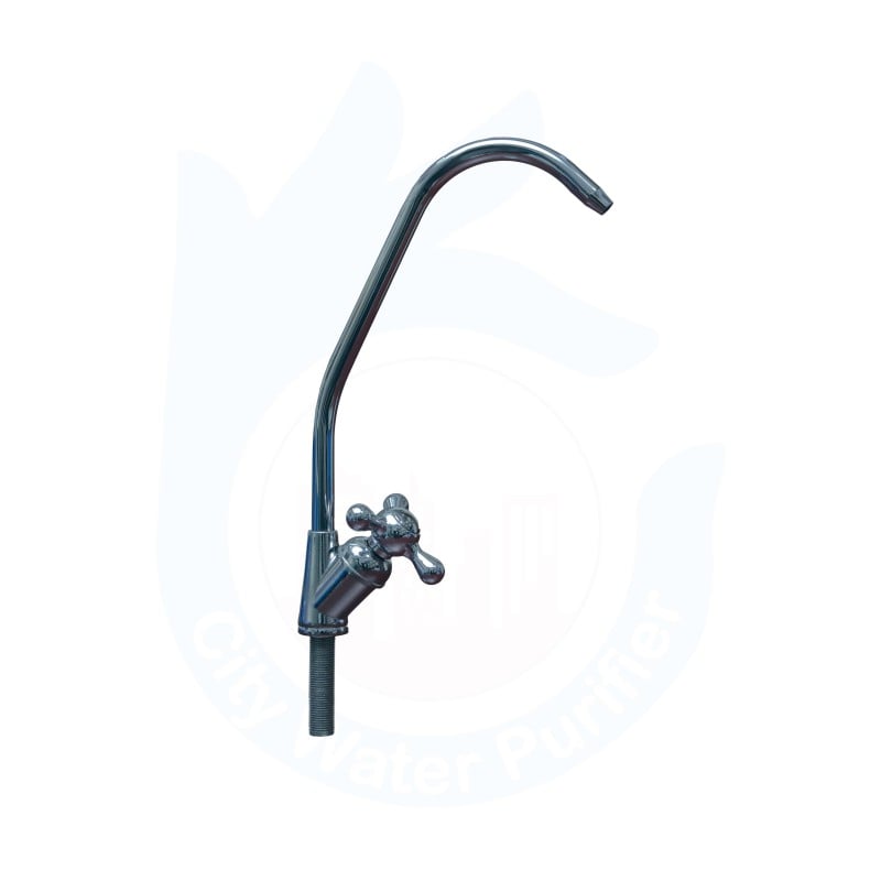 Picture of RO Water Purifier Regular Faucet (With Faucet Clam) - Water Purifier Tap - Silver
