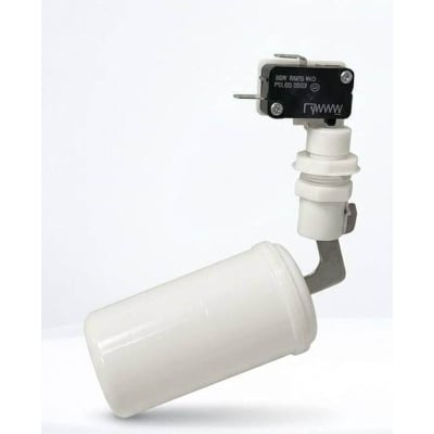 Picture of Electric Float Valve with Good Quality Switch for RO/Water Purifier, White, Small - White