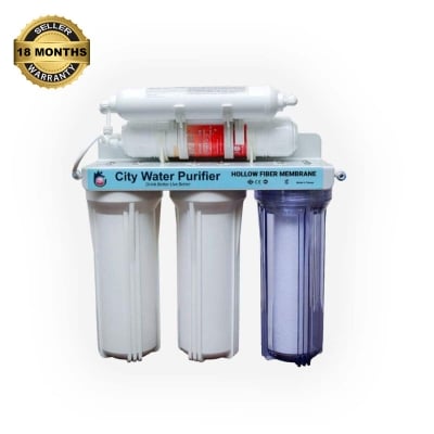 Picture of Hollow Fiber Water Purifier (HFM-03) || 5 stage Hollow Fiber Membrane || Non RO Filter - White
