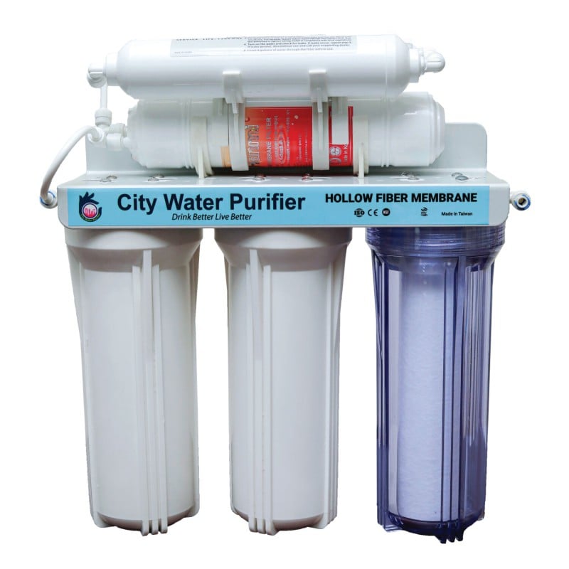 Picture of Hollow Fiber Water Purifier (HFM-03) || 5 stage Hollow Fiber Membrane || Non RO Filter - White