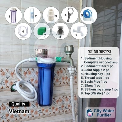 Picture of Washing Machine Housing Set (Vietnam) | 10 Inch Iron Removal Water Cartridge Filter for Household Use and Washing Machine