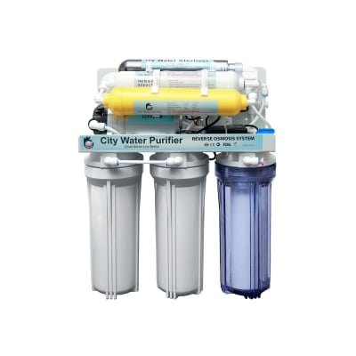 Picture of City Gold RO+ Mineral+UV+Alkaline | 8 Stage Revers Osmosis Water purifier - White