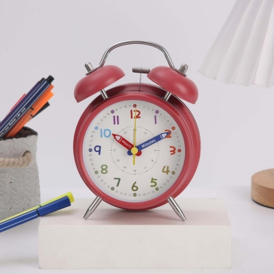 Picture of Modern Desktop Alarm Clock  ABS Study Clock  Students' Morning Routine Table Accessory 