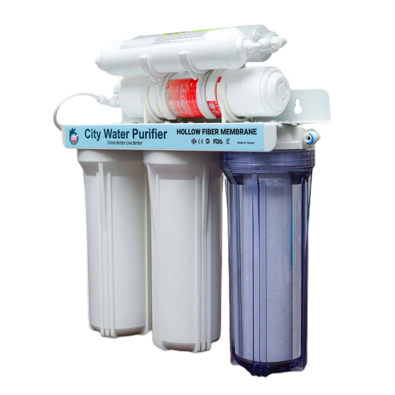 Picture of Hollow Fiber Membrane (HFM-05) Water Purifier - 6 Stage Purification with Nano Silver Technology - White