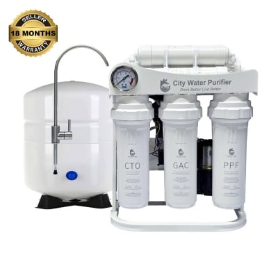 Picture of RO Supreme Alkaline Water Purifier | 7 Stage RO + Mineral + Korean Alkaline | 100 GPD - White