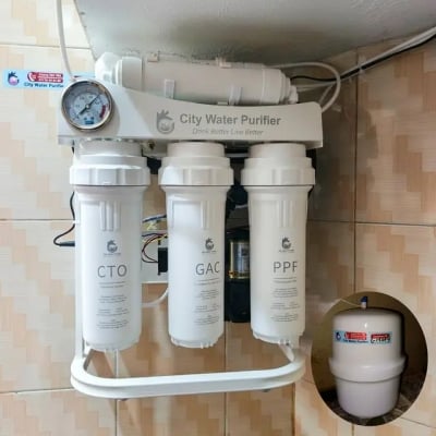 Picture of RO Supreme Alkaline Water Purifier | 7 Stage RO + Mineral + Korean Alkaline | 100 GPD - White