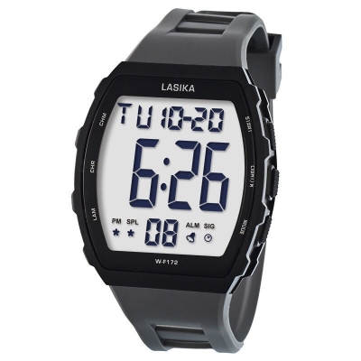 Picture of #172 LASIKA Men's Digital Watch Waterproof Sports Watch Stopwatch Bright Back Light Black