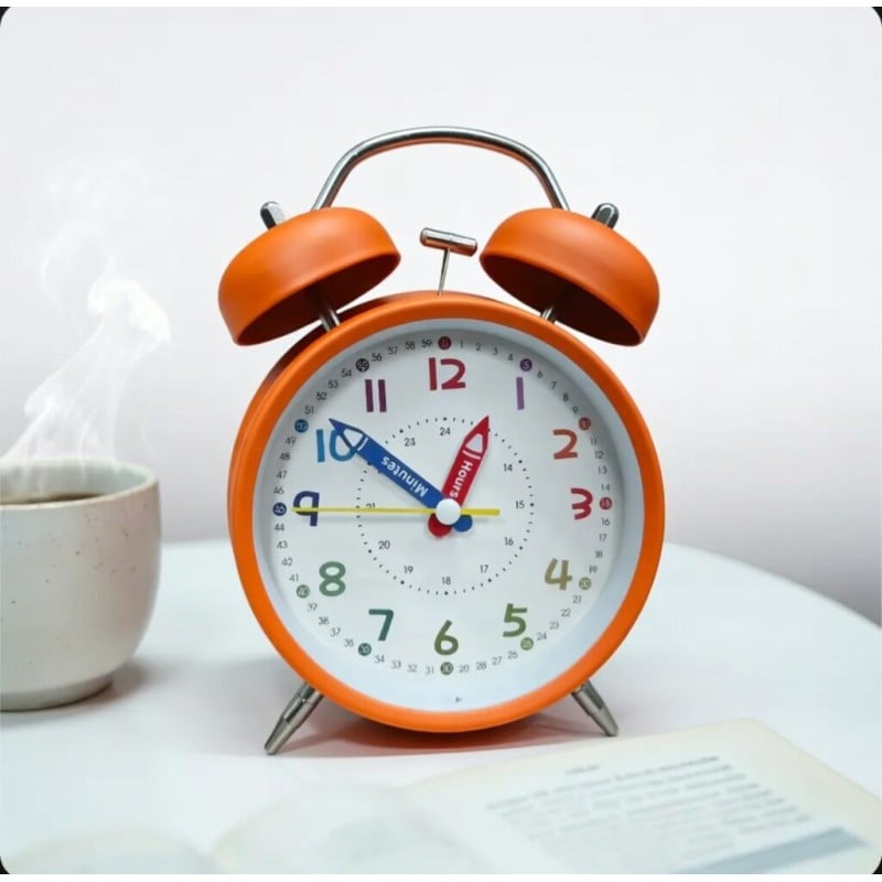 Picture of Modern Desktop Alarm Clock  ABS Study Clock  Students' Morning Routine Table Accessory 