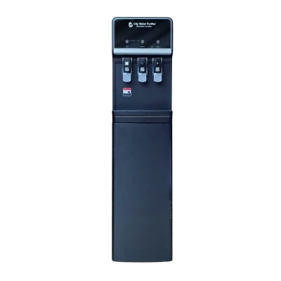 Picture of RO Premio (Hot-Cold-Normal) Water Purifier | Cabinet Type 7 Stage RO - 100 GPD - Black