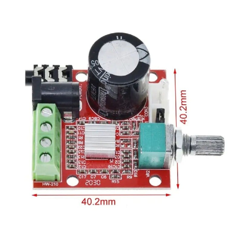 Picture of PAM8610 Audio Stereo Amplifier Board Green