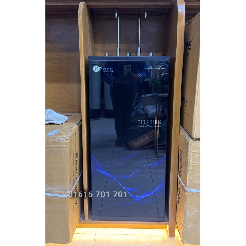 Picture of KPure Titanium (Hot-Cold-Normal) Cabinet Type RO Water Purifier