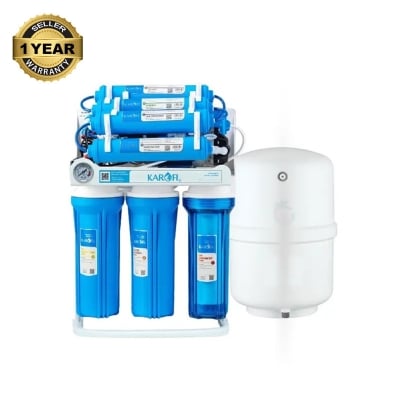 Picture of KAROFI 100GPD (With Stand & Pressure Meter) 7 Stage RO Water Purifier