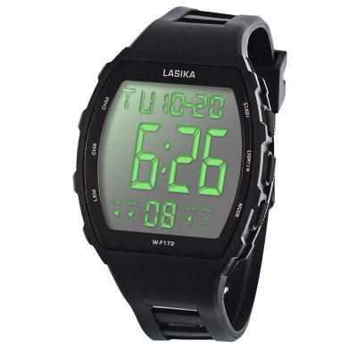 Picture of #172 LASIKA Men's Digital Watch Waterproof Sports Watch Stopwatch Bright Back Light Black