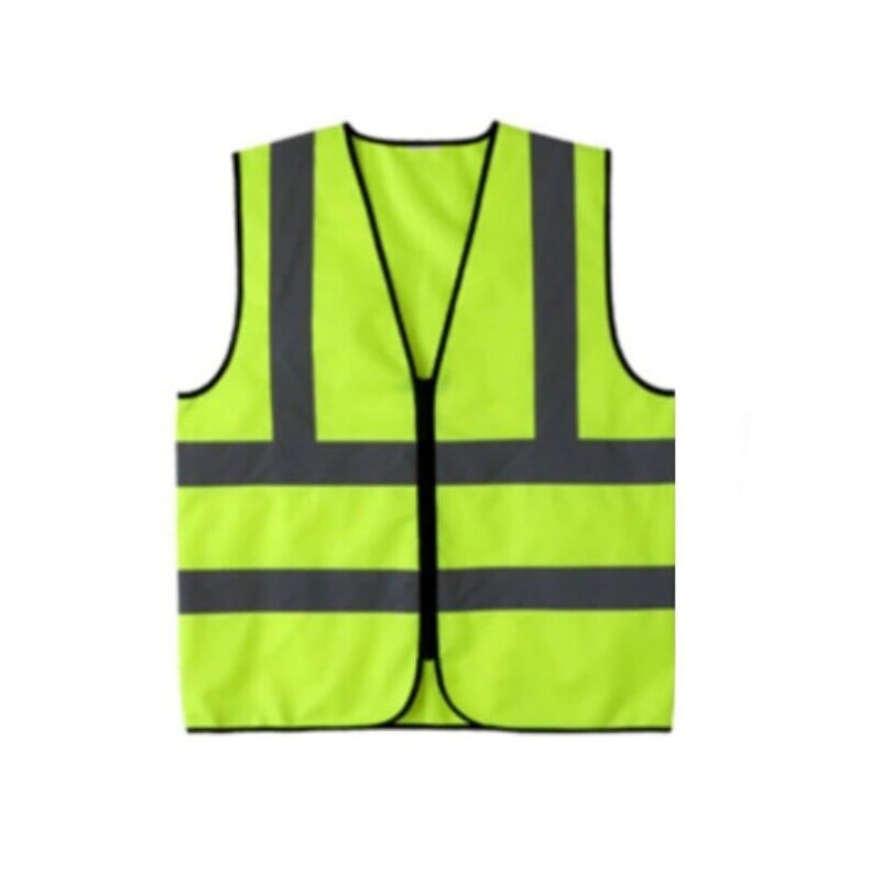 Picture of High-Visibility Reflective Safety Vest with Zipper Premium Polyester 1PCS 