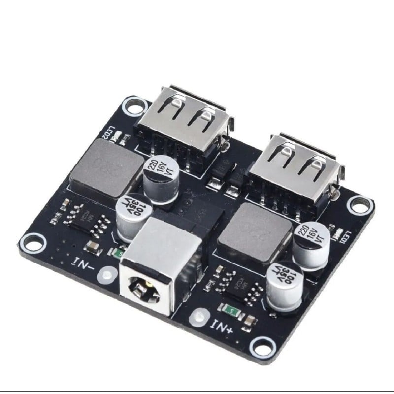 Picture of HW-298 1 2 4 USB DC~DC Step Down Fast Charging Quick Charge 3.0 USB Converter 6-32V DC to 5V~12V 18W Charger Module 