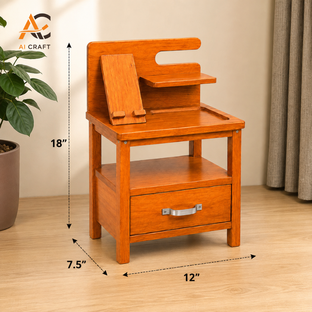 Picture of Premium Wooden Desk Organizer